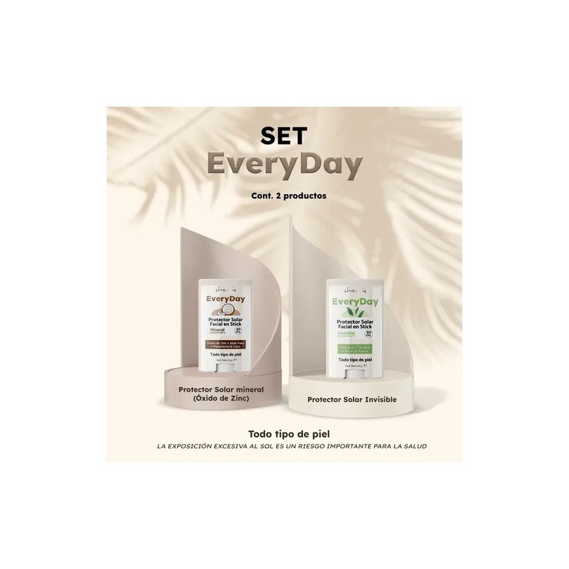 Set Protección Solar Facial Fps50 (2 Pzs) She Is Skincare