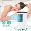 Portable Air Conditioner Cooling Fan Evaporative Cooler 3 Speeds Ajustable