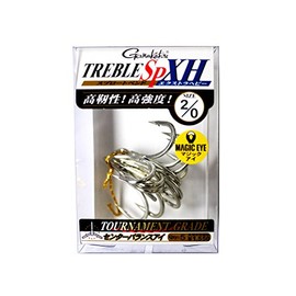 Gamakatsu Triple Hook Treble SP XH Extra Heavy 2/0 No. 5 Silver