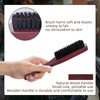 Pack of 2 Beard Brushes for Men, Sleek Bun Brush,