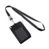 fatteryu Business Credit Card ID Badge Coin Purse Holder Neck