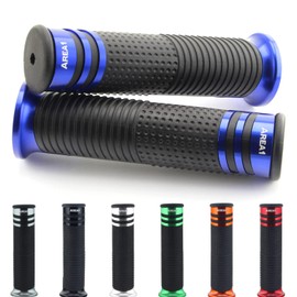 Area1 Lenkergriffe Motorrad Griffe für Multistrada V4 V2 (S/Grand Tour/Sport/RS/Piekes Peak/Rally/Radar/Travel/Full) Multistrada 950 620 1000 1100 1200 1260 (DS/S/Enduro/DAir) (22, blau 22/24/25mm)