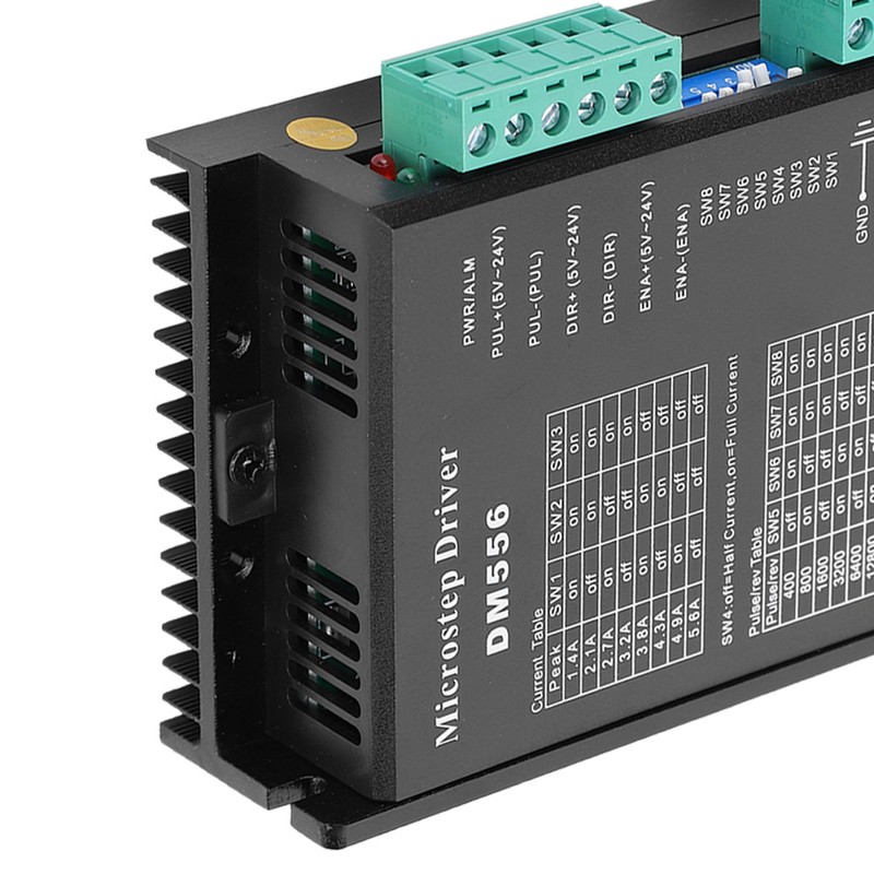 DM556 Stepper Motor Driver 20‑50VDC Low Noise Anti‑Interference 200kHz Pulse