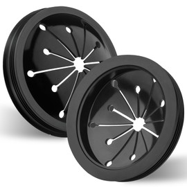 Garbage Disposal Splash Guard, 2 Pack 3 1/8" Sink Baffle Disposer Drain Splash Guard Collar Rubber Replacement Quiet Cover Ullnosoo for Waste King, Whirlaway, GE Disposer