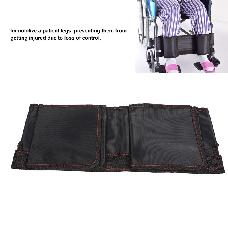 Wheelchair Leg Restraint Belt Breathable Wheelchair Leg Restraint Strap Safety