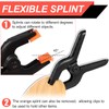 8 Pack Spring Clamps, 4.5inch Plastic Clips, Small Backdrop Clips,