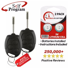 Extra-Partss 2 Remote Key Fob for 2010 2011 2012 2013 Ford Transit Connect