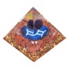 Constellation Pyramid Stone for Positive Energy Reduce Stress Chakra Resin