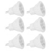 6pcs Brightness Dimming LED Spot Light Bulbs 360LM MR11 LED