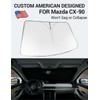 Proadsy 2025 Upgrade Windshield Sun Shade Custom Fit CX-90 2024-2025