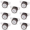 1-1/4 Inch 8Pcs Mini Low Profile Casters, Small Side Mount