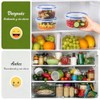 3Pk Contenedores para Alimentos, Con Tapas Sellado Antifugas