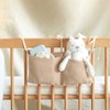 Baby Bed Organiser, Nursery Hanging Bed Organiser with 2 Pockets,
