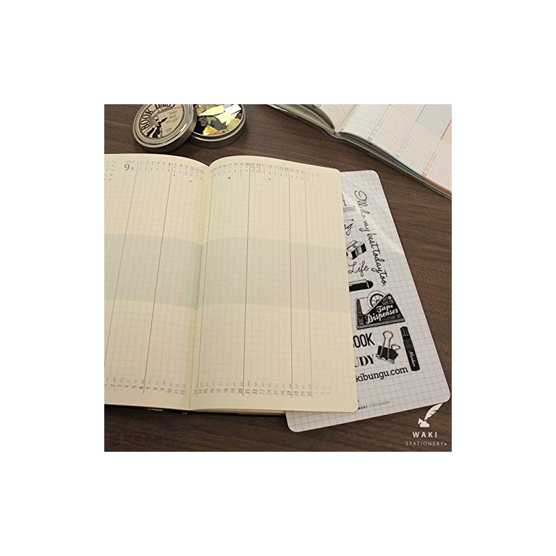 Wake Stationery Original A5 Slim (For Jibun Notebook/Brownie Dynary) Underlayment