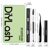 Individual Eyelashes Lash Clusters Kit 551 Pcs 10-16MM with Tweezer