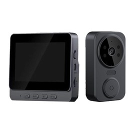 Video Doorbell with Wireless Intercom Home Security System 4.3 Screen Wireless Video Doorbell Phone Security Camera