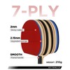 ZTTENLLY Ping Pong Paddle with Carbon Technology | Performance-Series,7-ply Finest