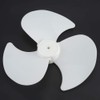 NIKOU 2Pcs Plastic Fan Blades, 3 Leaves Electric Fan Accessories