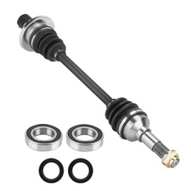 Chabushi Rear Left CV Axle Drive Shaft & Wheel Bearing Kit for Yamaha Rhino 450 2006-2009, Rhino 660 YXR66F 2006 2007, 700 FI 2008-2013 ATV Axle Replacement for 5UG-F530T-20-00