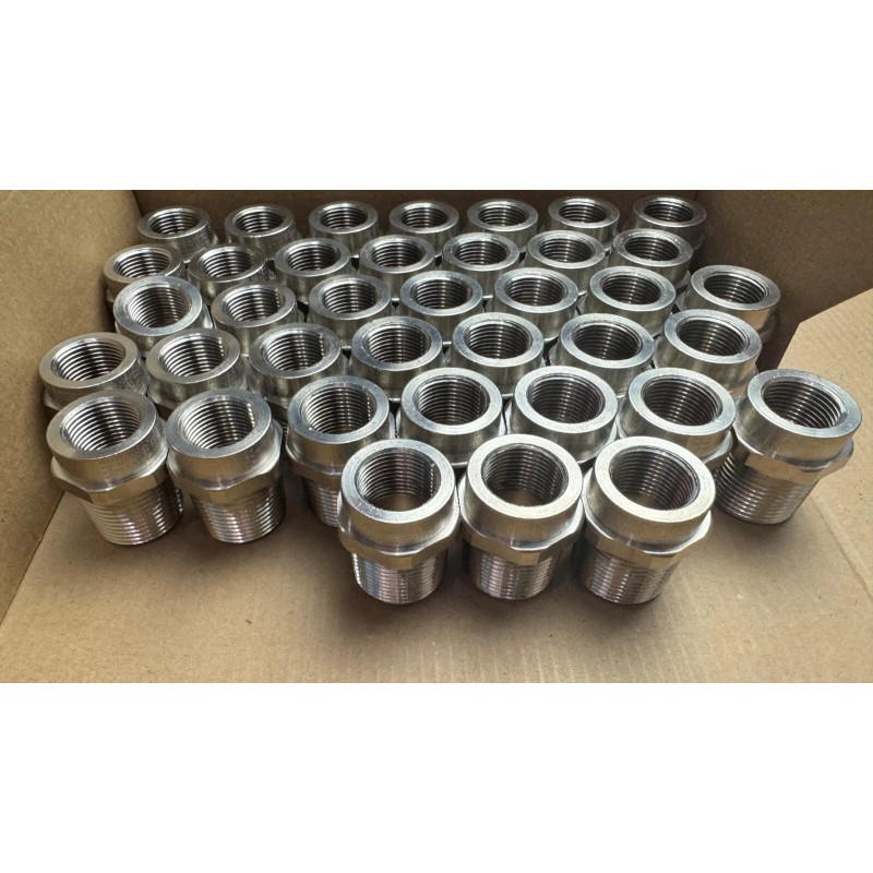 HAWKE 476/3/4NPT/M20 Exd Brass Nickel Plated Adaptor 3/4" NPT Male