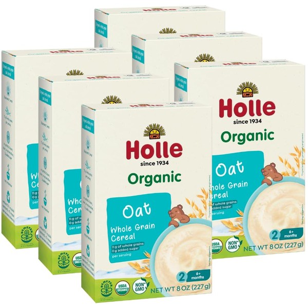 Holle Organic Baby Cereal (Oat, 6 Pack)