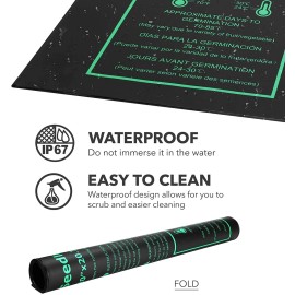 BN-LINK Seedling Heat Mat 20" x 20.75" with Heating Thermostat Outlet Controller