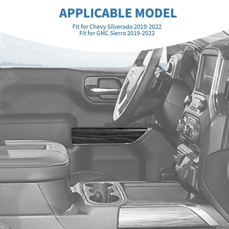 for Silverado Inner Door Panel Trim Cover for Chevy Silverado/GMC