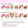 Hebterrka 24 Pieces Press On Nails Fake Nails Short Square