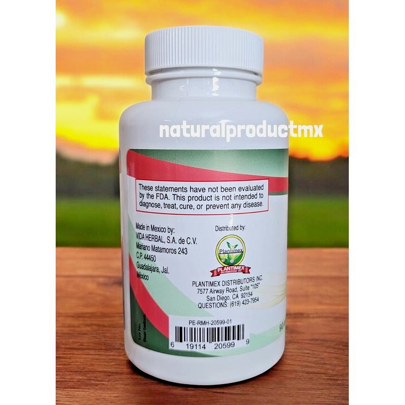 Plantimex Potassium Chloride ✅ 90 Capsules Cloruro de Potasio by