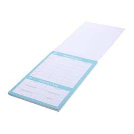 TEHAUX Weekly Meal Planner for Home Food Diary Calendar Meal Prep List Household Menu Notebook