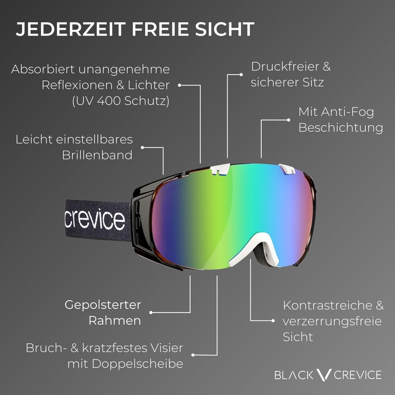 Black Crevice Flachau Ski Goggles BCR041280 -2