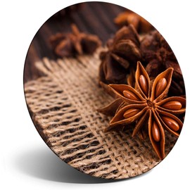 Destination Vinyl ltd Magnet for Refrigerator, Fridge - Anise Stars Rustic Christmas Chef for Office, Cabinet and Whiteboard, Magnetic Stickers, 21141