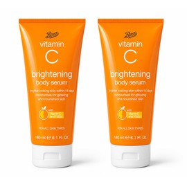 Bōots | Vitamin C - Brightening Body Serum | With Vitamin C & YUZU | For All Skin Types | 180mL Each [TWIN PACK]