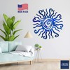 Riverside Designs Wacky Sun Metal Wall Art Indoor/Outdoor Decor -