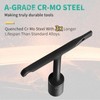 Penta Wrench with T-Handle,Heavy Duty Lineman Wrench made by CrMo