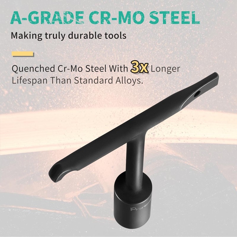 Penta Wrench with T-Handle,Heavy Duty Lineman Wrench made by CrMo