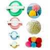 EFLY Pompom Maker, 4 Pcs Different Sizes Pom-pom Maker Fluff