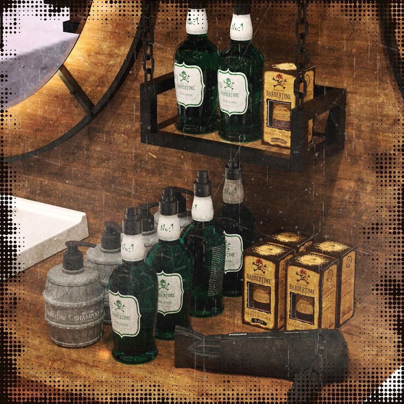 BARBERTIME Beard and Hair Conditioner | Blow Dry | Vitality