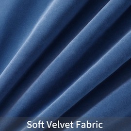 LinTimes Cushion Covers 50cm x 50cm Velvet Pillow Covers with Pompom Decorative Sqare Throw Pillow Case for Sofa Chair Bedroom Car, Navy