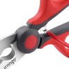 LIVINGO 6" Multi-Purpose Electrician Scissors : Professional Heavy Duty Comfortable