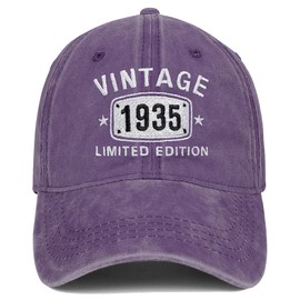 90th Birthday Gifts for Men Women 1935 Bday Hat 90 Gift Ideas Baseball Cap