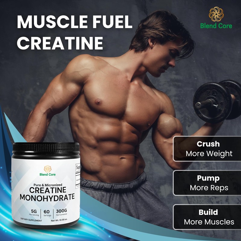 Blend Core Blend Core Creatine Monohydrate - Pure & Micronized