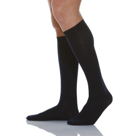 RelaxSan 920-new (Azul 4/L) Calcetines hasta la rodilla contenitivo compresión graduada 20-30 mmHg algodón Unisex