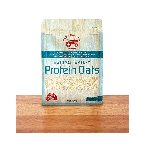 Red Tractor Foods, Natural Instant Protein Oats, 15 oz. Resealable Bag