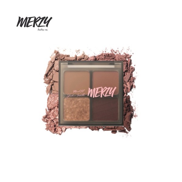 MEFACTORY MERZY Mood Fit Shadow Palette 8g, Color:S1. Amusing Rose