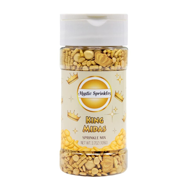 Mystic Sprinkles Sprinkle Mixes (King Midas Sprinkle Mix 3.7oz)