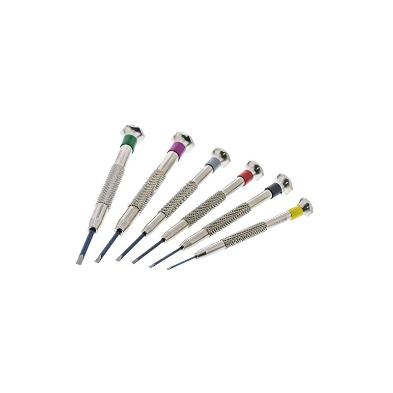 Screwdriver Set, Slotted 6 In Pouch