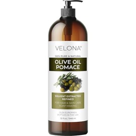 velona Aceite De Orujo De Oliva 32 Fl Oz | Aceite Transportador Puro Y Natural | Refinado, Prensado En Frío | Hidratante Para Cocinar, Piel, Cabello, Cuerpo Y Cara | Úsalo Hoy - Enjoy Results