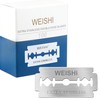 WEISHI 100PCS Single Edge Razor Blades- Double Edge Safety Razor