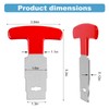 Feoang 2PCS Pool Plug Removal Tool, Metal Eyeball Seat Removal